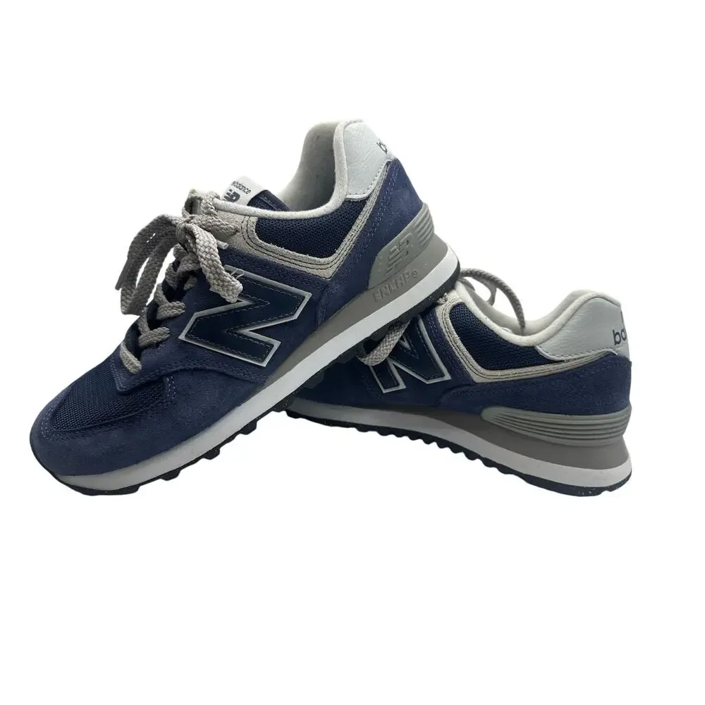 New Balance 574 Classic WL574EVN Navy Suede ENCAP Sneakers Women’s Size 7 B